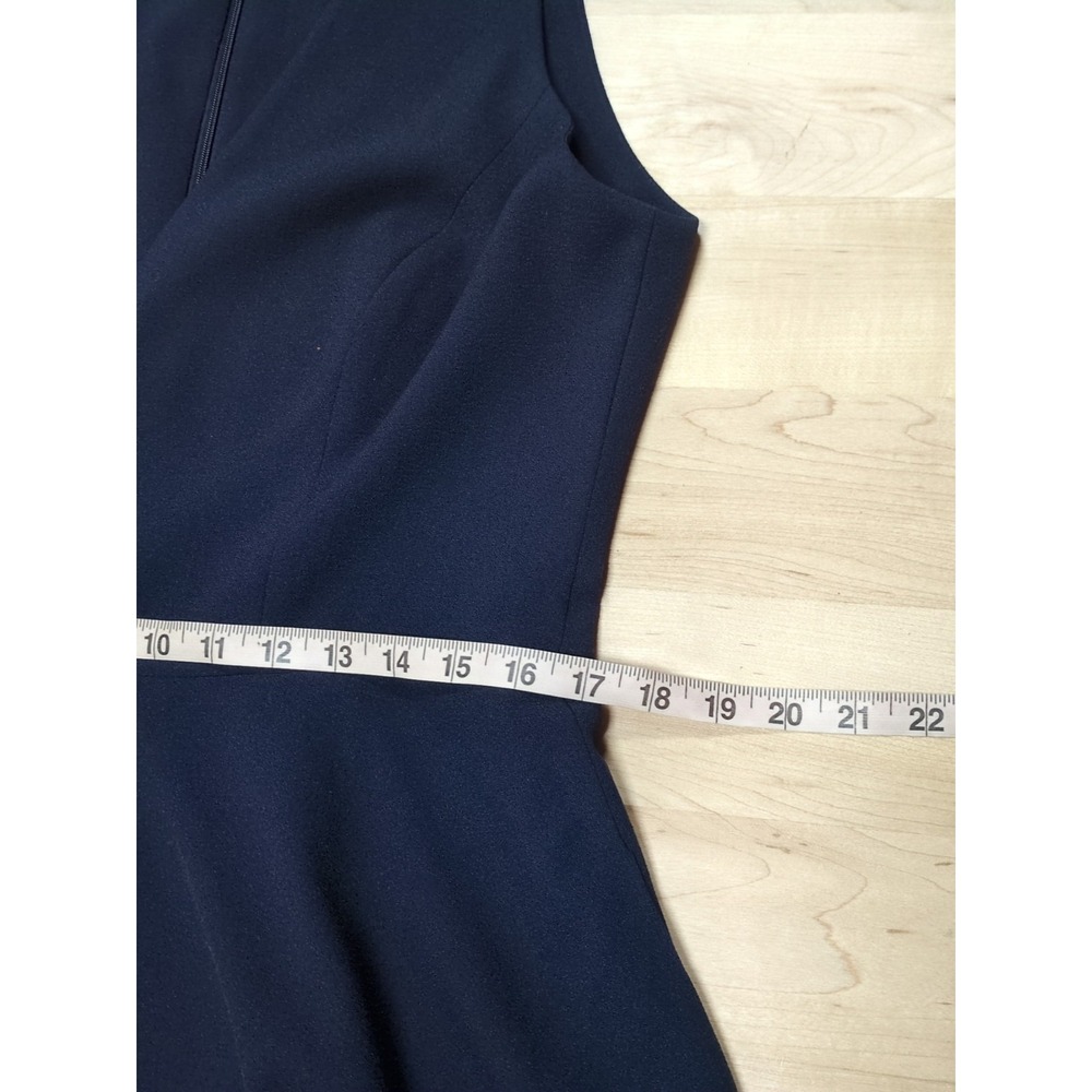 Dress The Population Catalina‎ Dress Navy Blue Sz XXL Sleeveless Fit And Flare - Picture 10 of 12